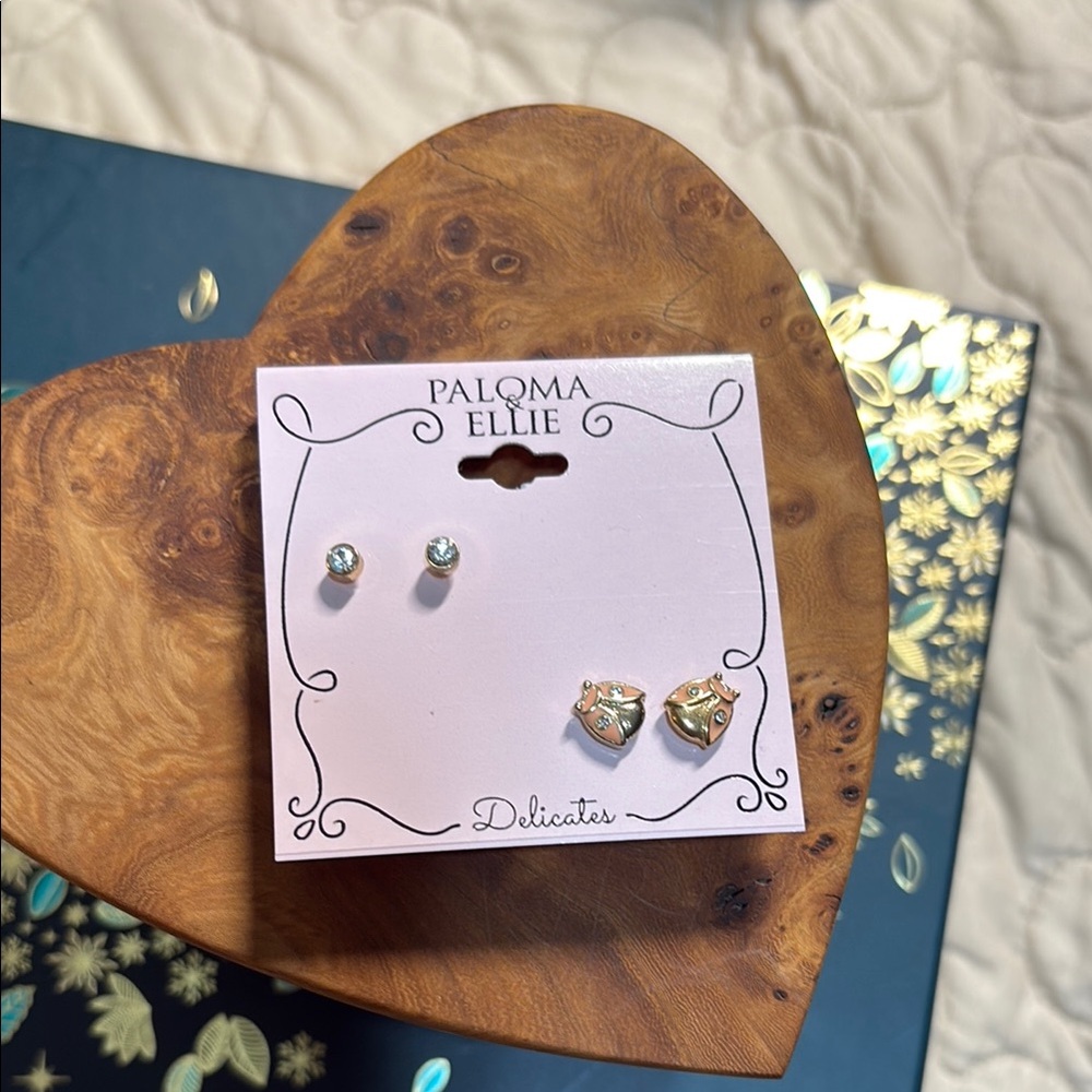 Paloma Ellie Gold and Silver Earrings Set
